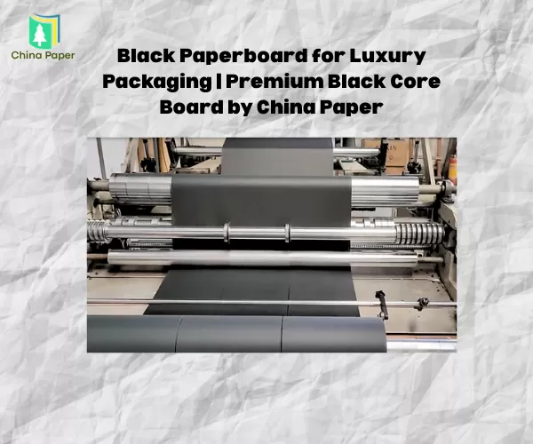 Cartão Preto para Embalagens de Luxo | Cartão de Núcleo Preto Premium da China Paper