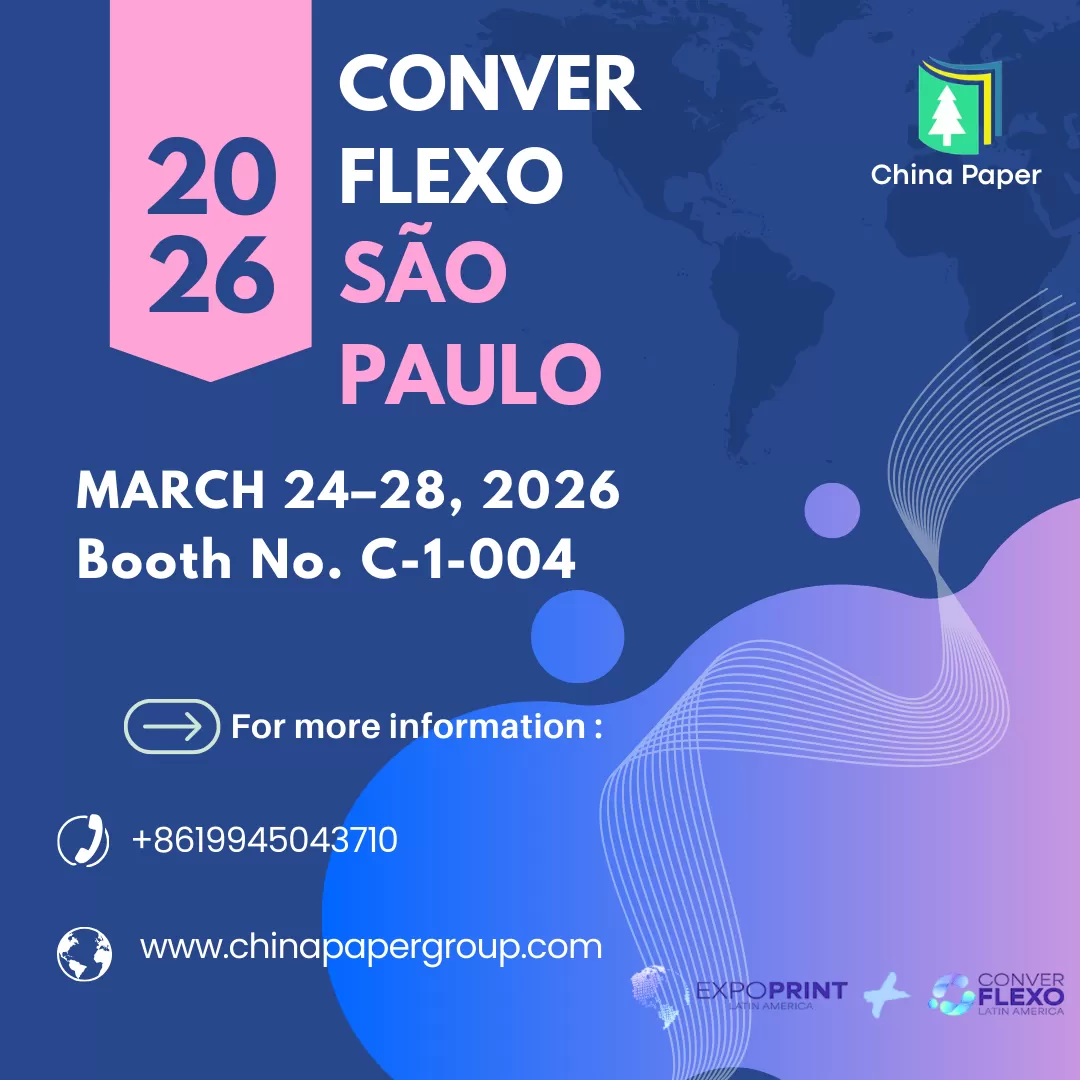 China Paper está pronta para a ConverFlexo 2026 em São Paulo.