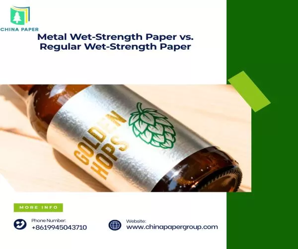 Papel com Resistência Úmida Metálico vs. Papel com Resistência Úmida Comum