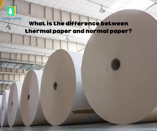 Qual é a diferença entre papel térmico e papel normal?