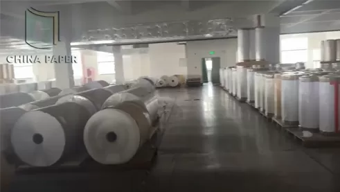 Rolos de Papel Autocolante de Alta Qualidade com Papel de Libertação Branco