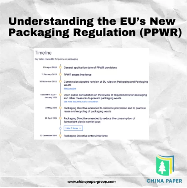 Entendendo o Novo Regulamento de Embalagens da UE (PPWR) e Suas Implicações para Exportadores de Papel